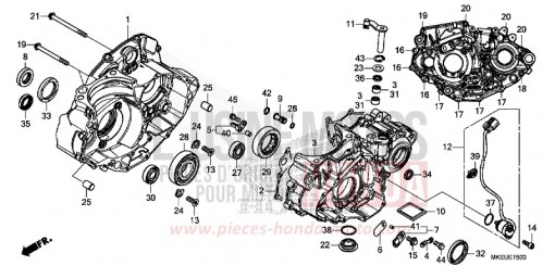 CARTER MOTEUR CRF450LL de 2020